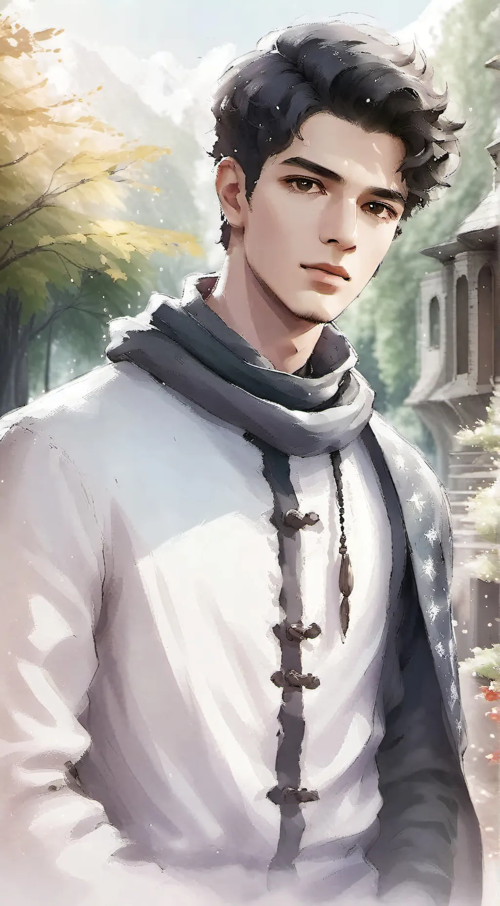 ai character: Kenan - Al- khoury background
