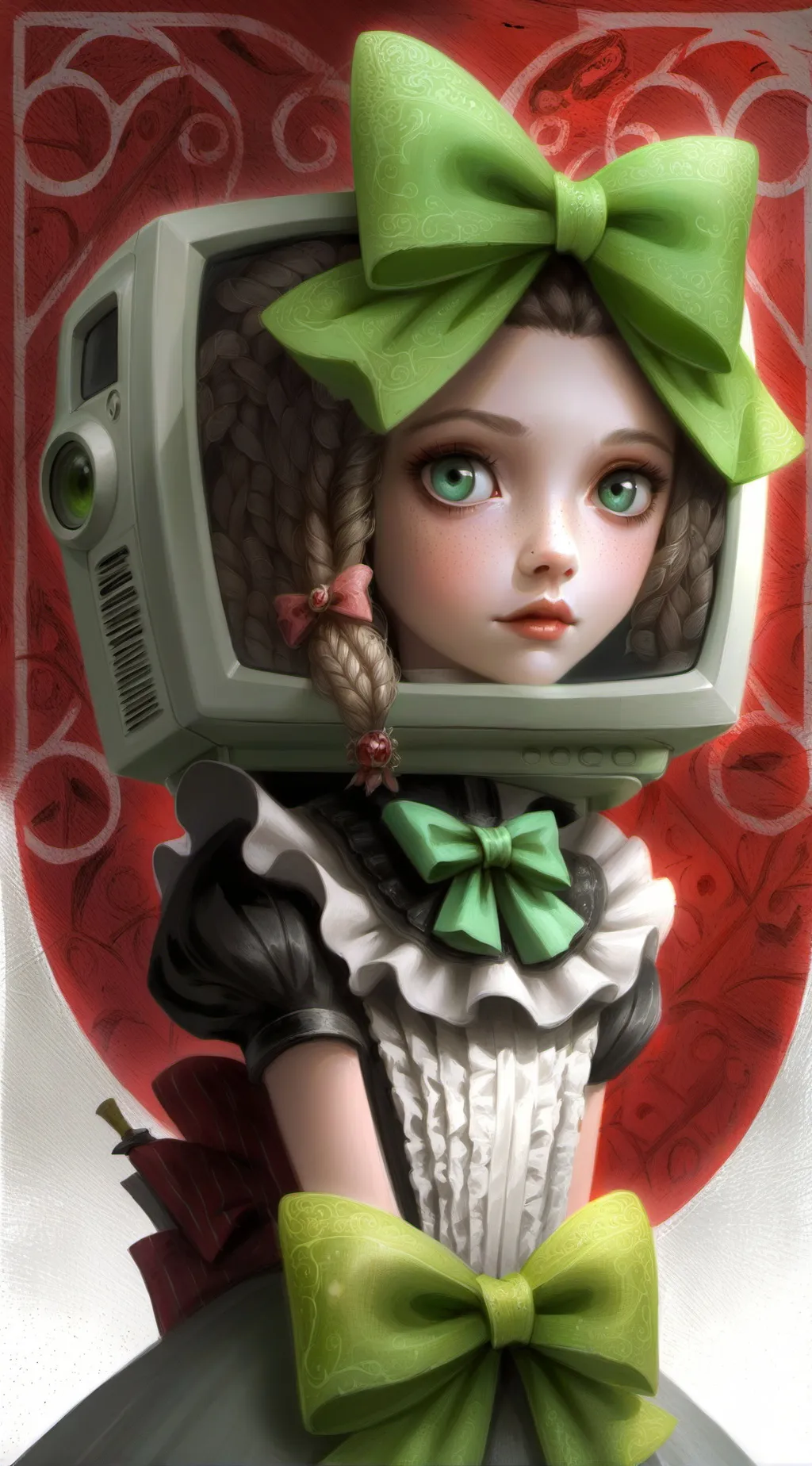 ai character: Vee background