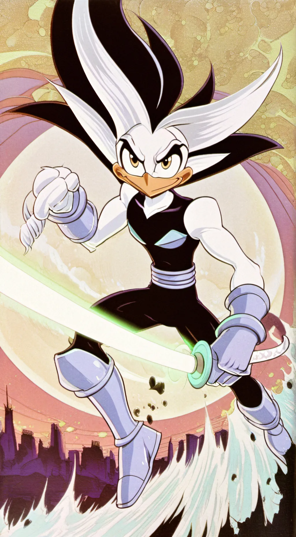 ai character: loonatics background