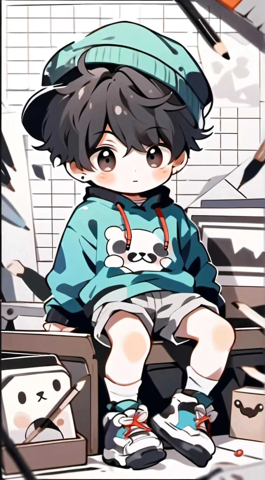 ai character: Baby boy\kid background