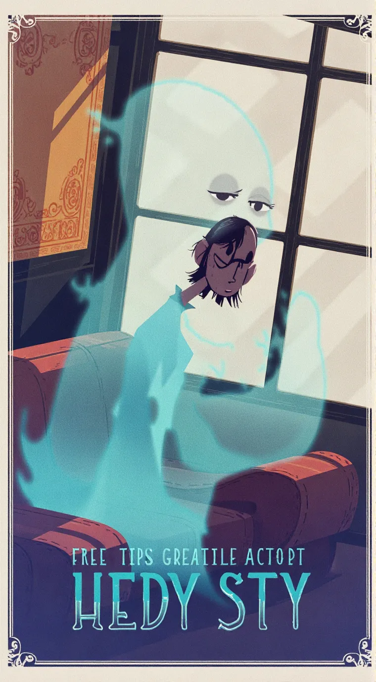 ai character: a ghostly visit background