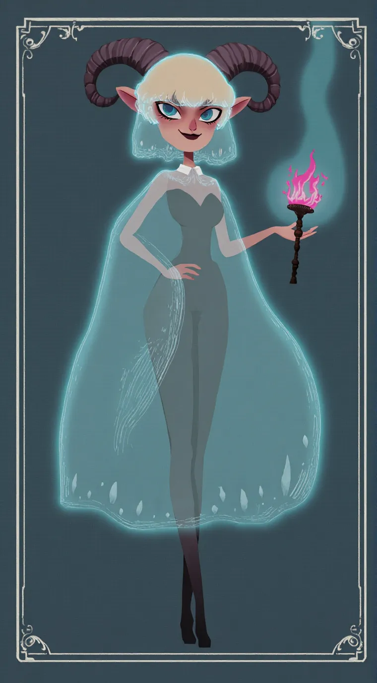 ai character: Luna background