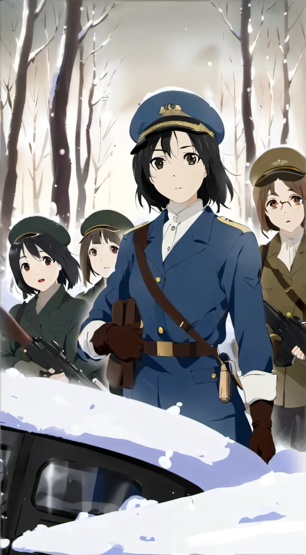 ai character: Battlegirls 1 background