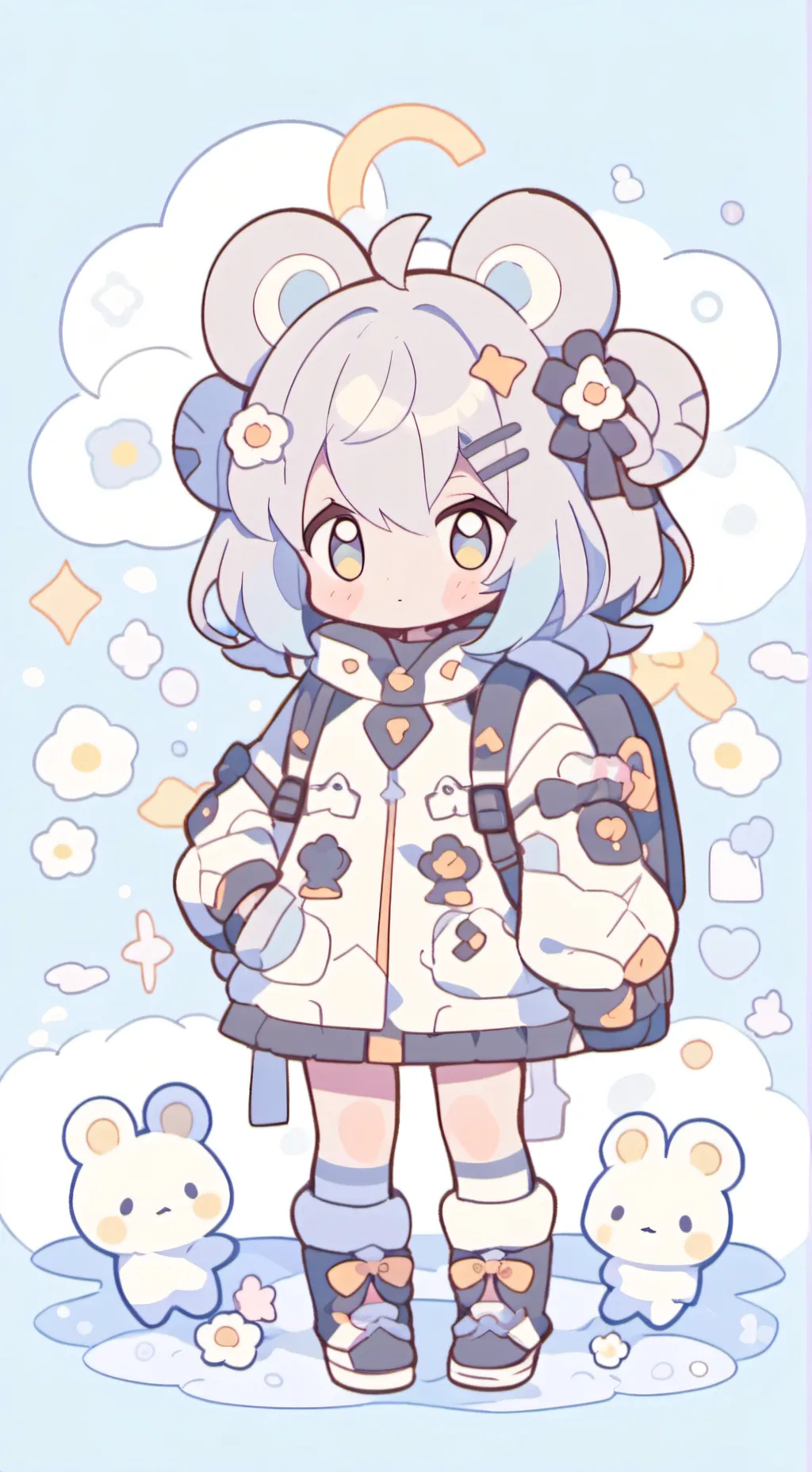 ai character: Skid games background