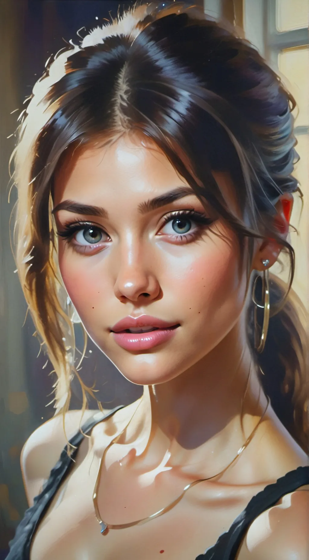 ai character: Inés Martín  background