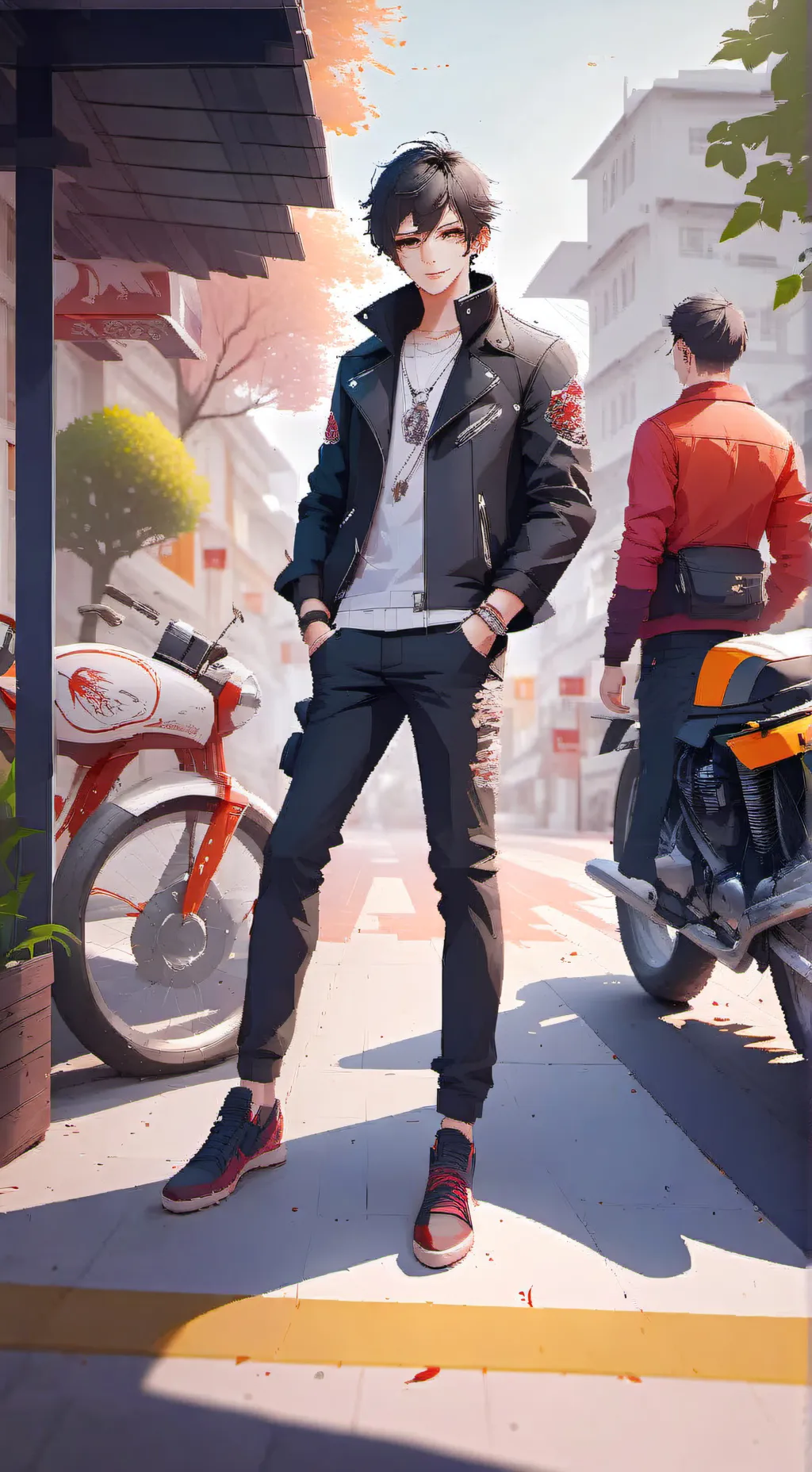 ai character: Oliver background