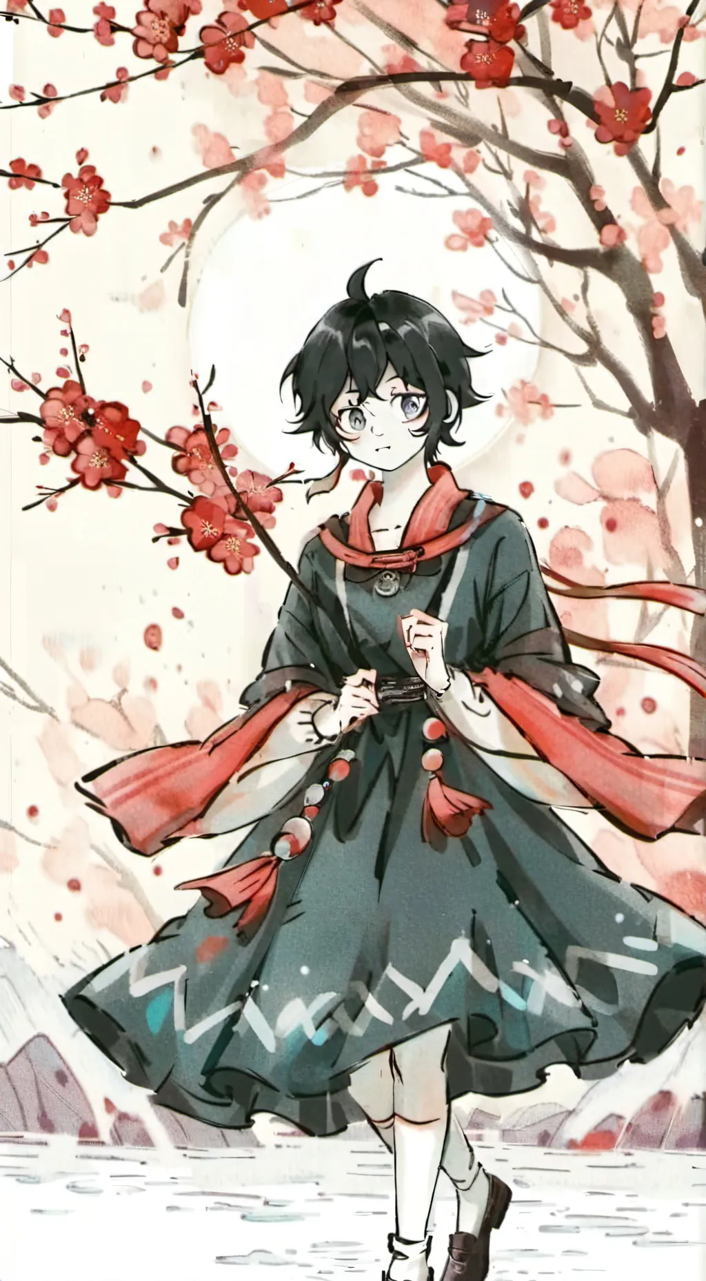 ai character: fem deku background
