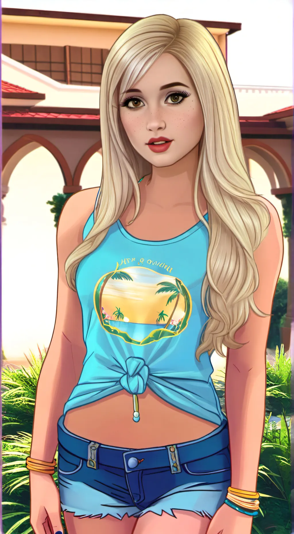 ai character: Lila background