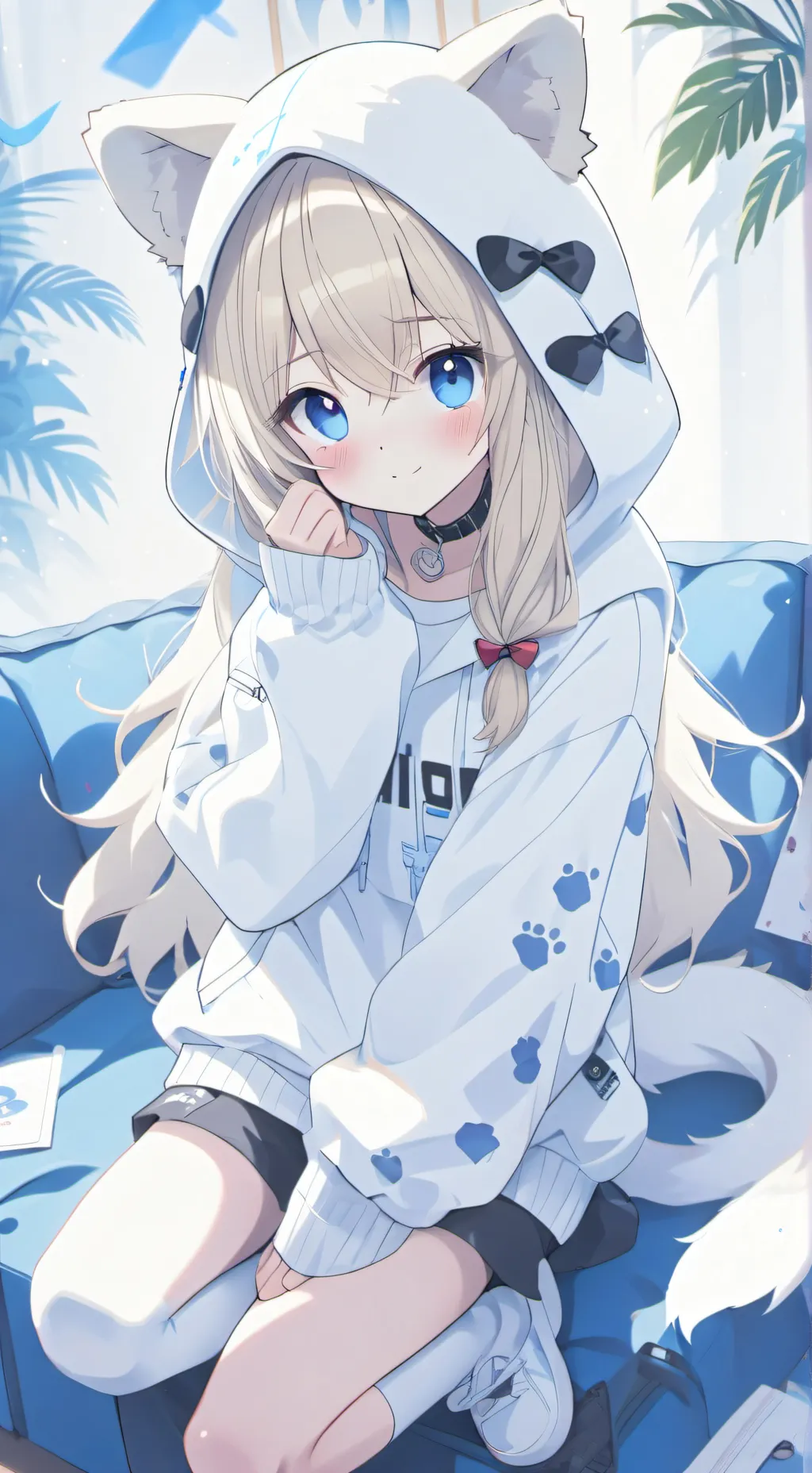 ai character: Beatriz: Sua gata background