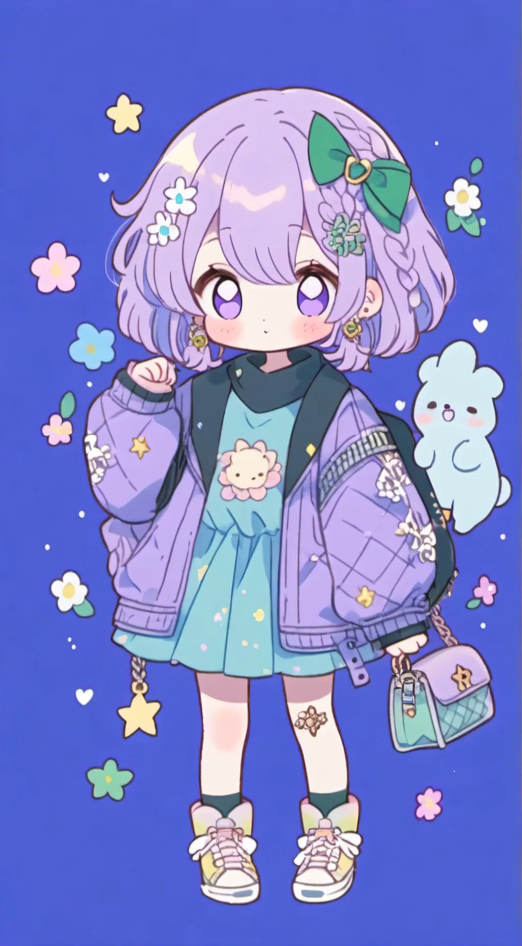ai character: finn x shrimpo background