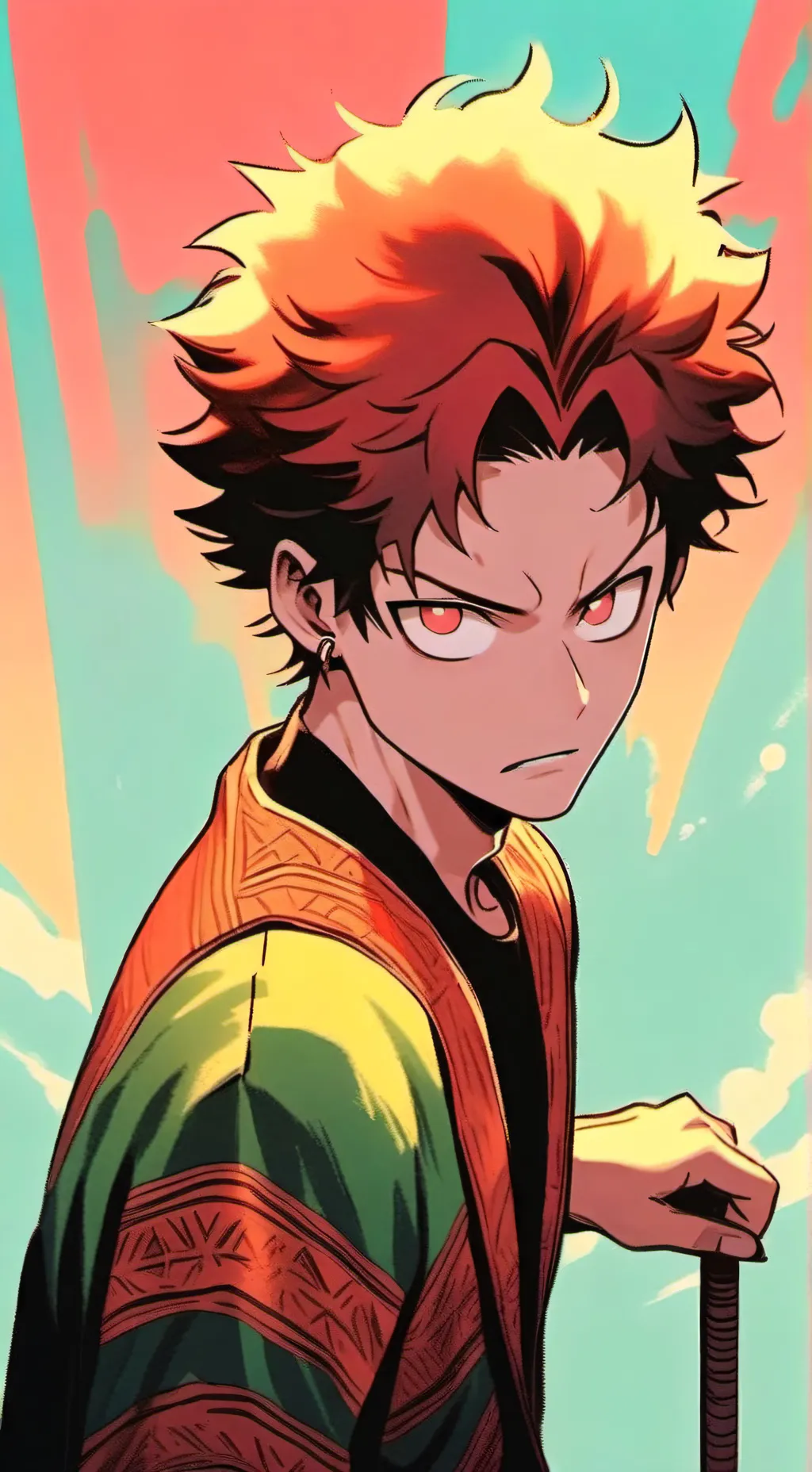 ai character: Kirishima Ejirou background