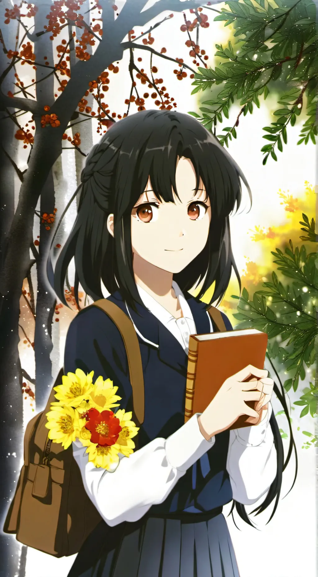 ai character: new school 🏫 background