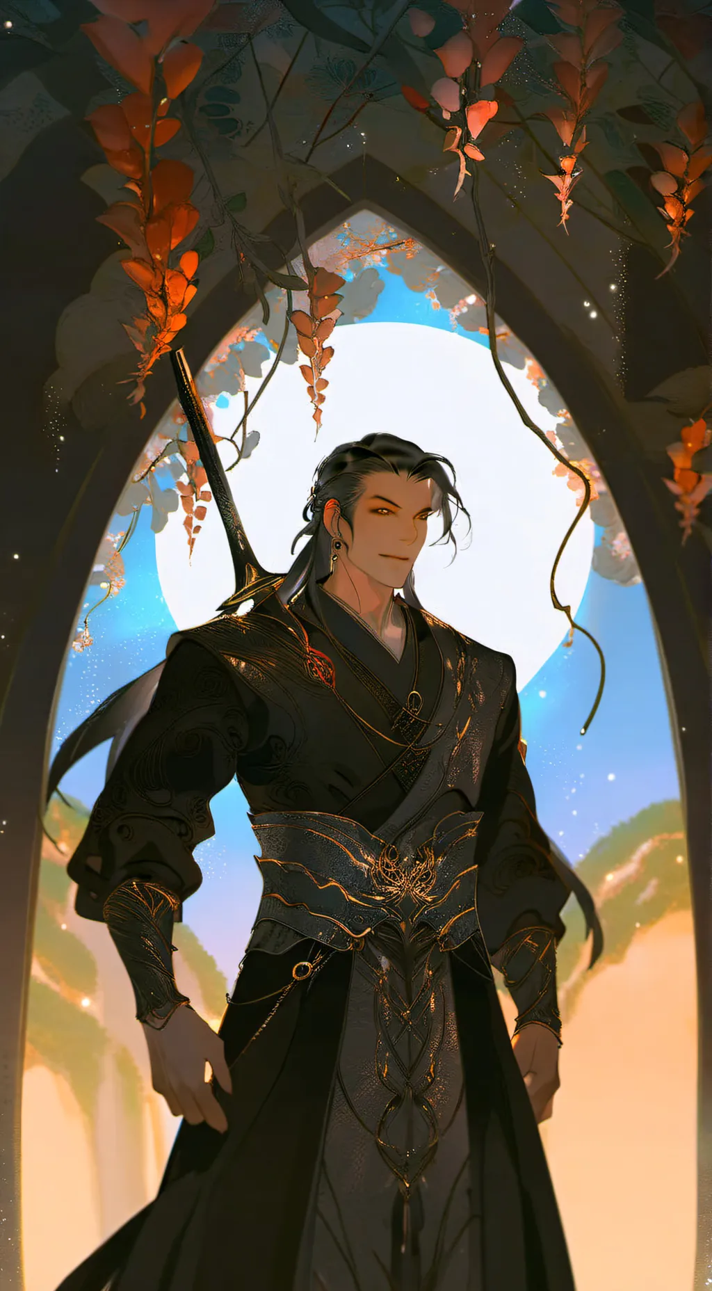 ai character: UH background