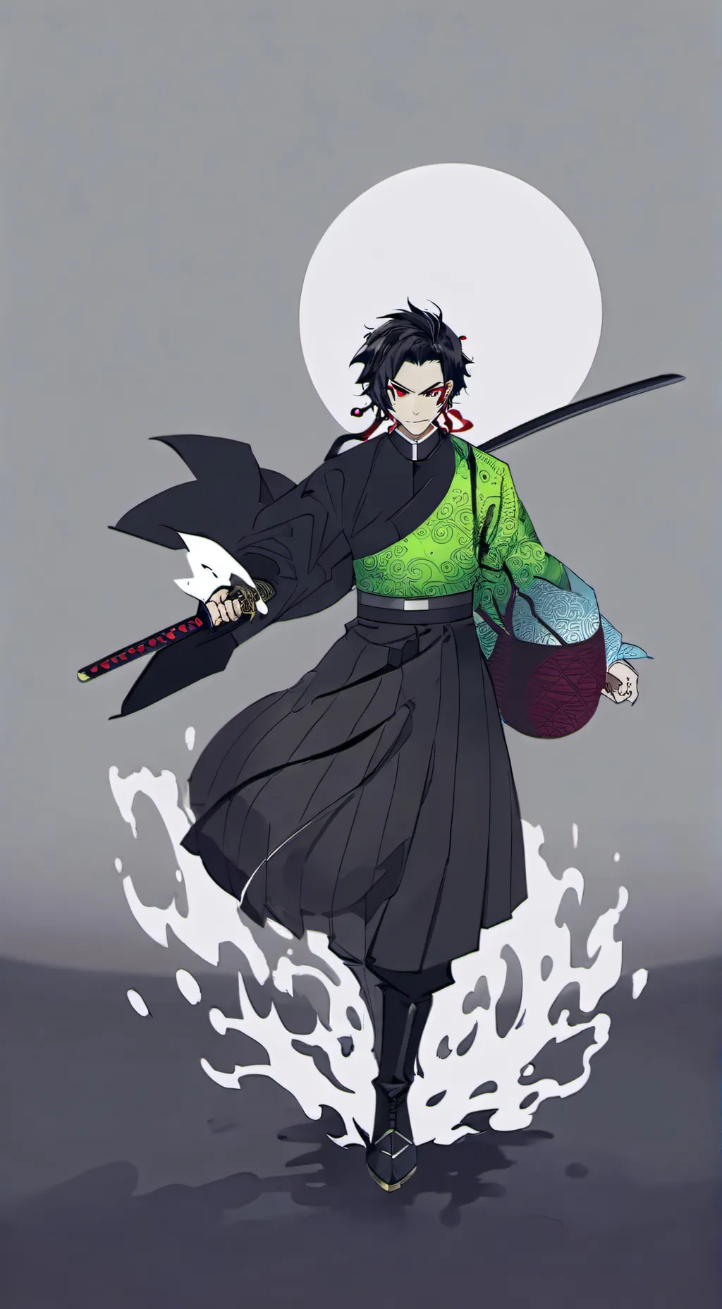 ai character: démon slayer  background