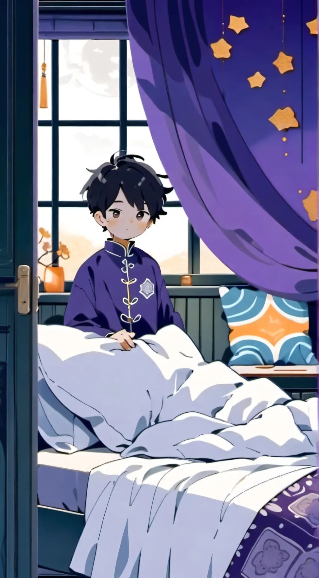 ai character: enfant de catnap background