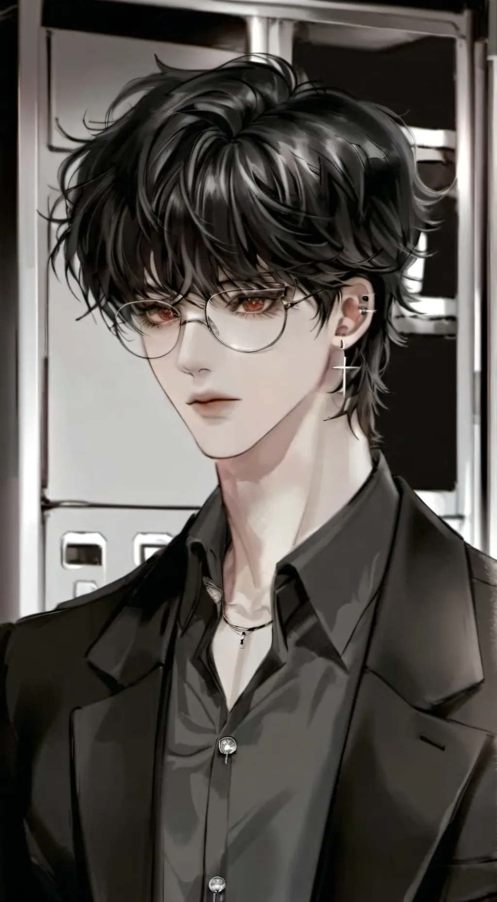 ai character: 🍷🍭Ezra🍷🍭 background
