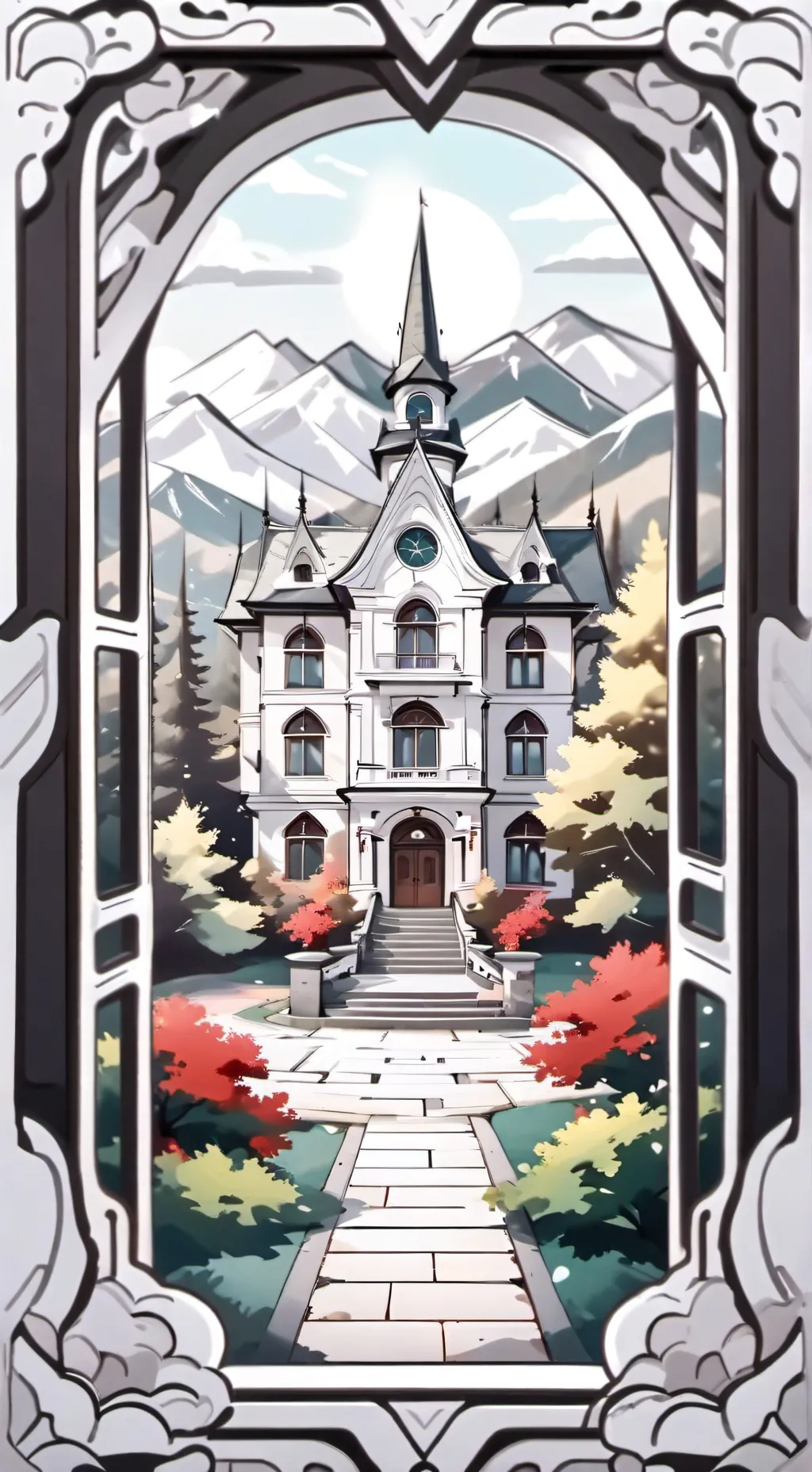 ai character: Archive School background