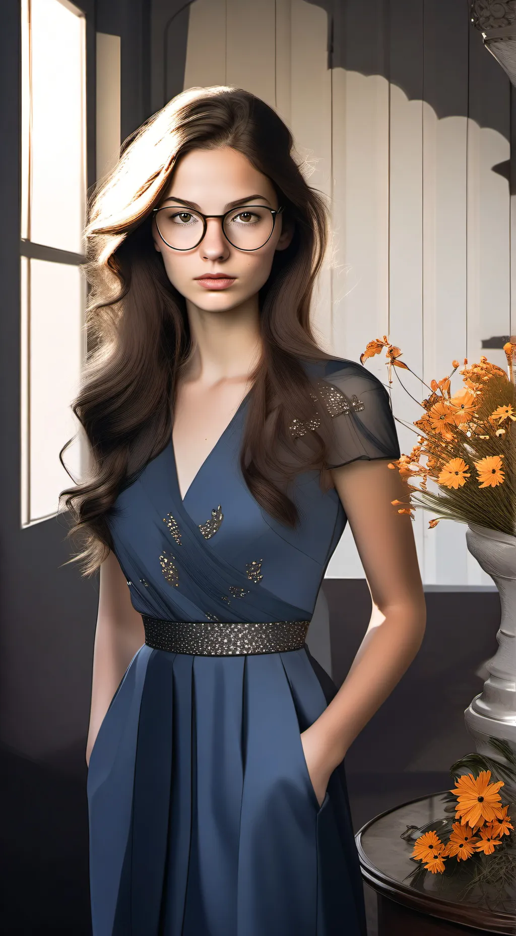 ai character: Cindy  background