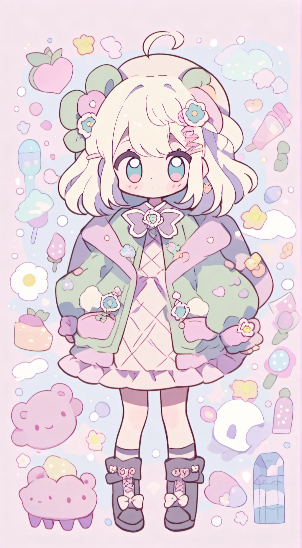ai character: Hh child! background