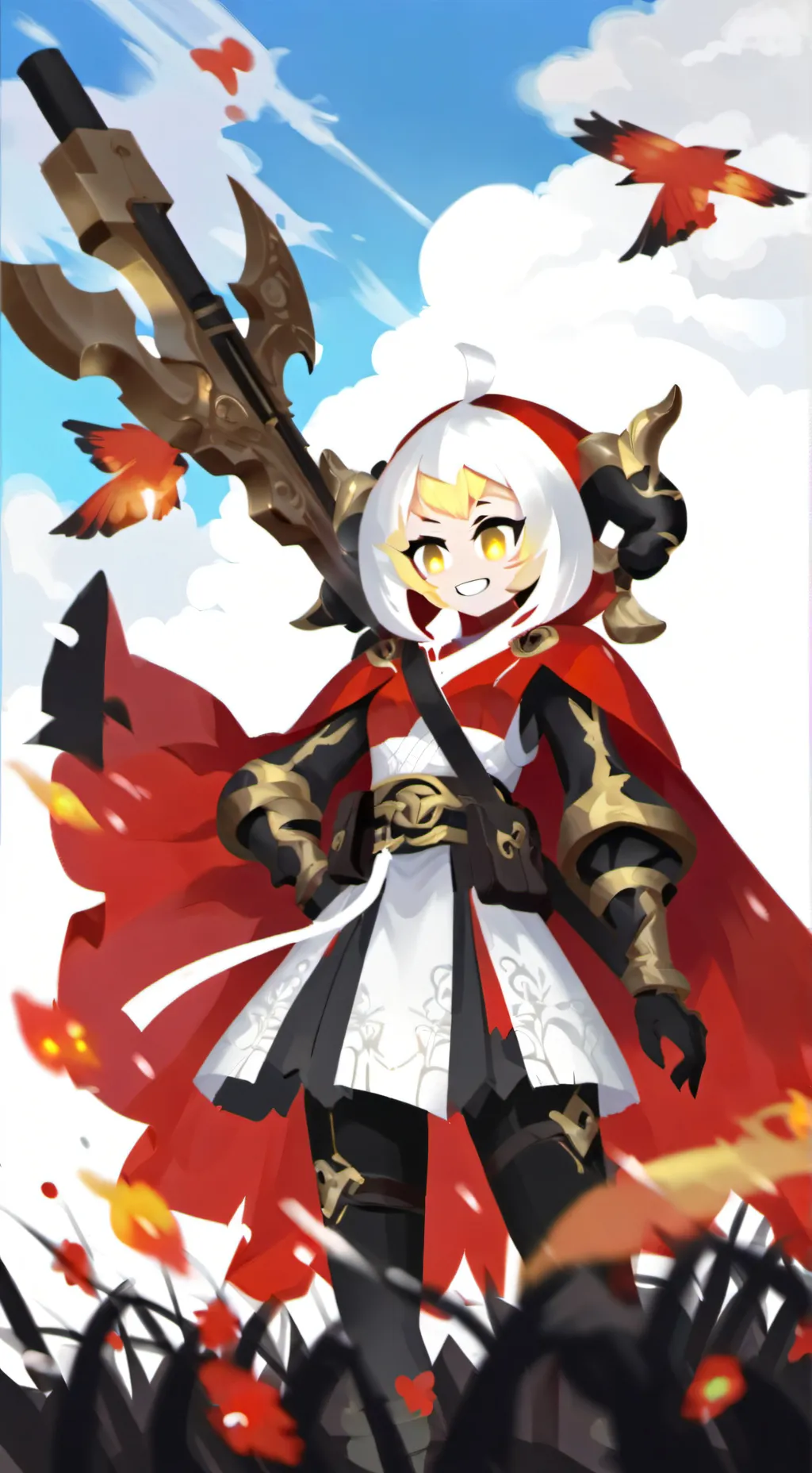 ai character: 💛💛💛 background