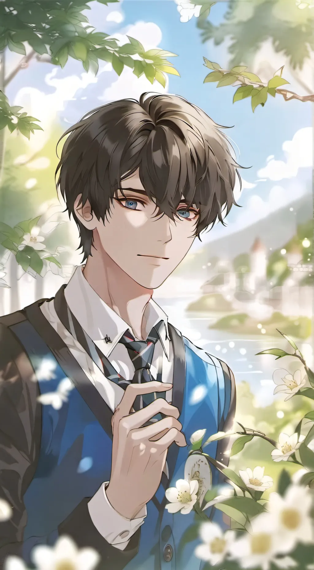 ai character: Opposite  background