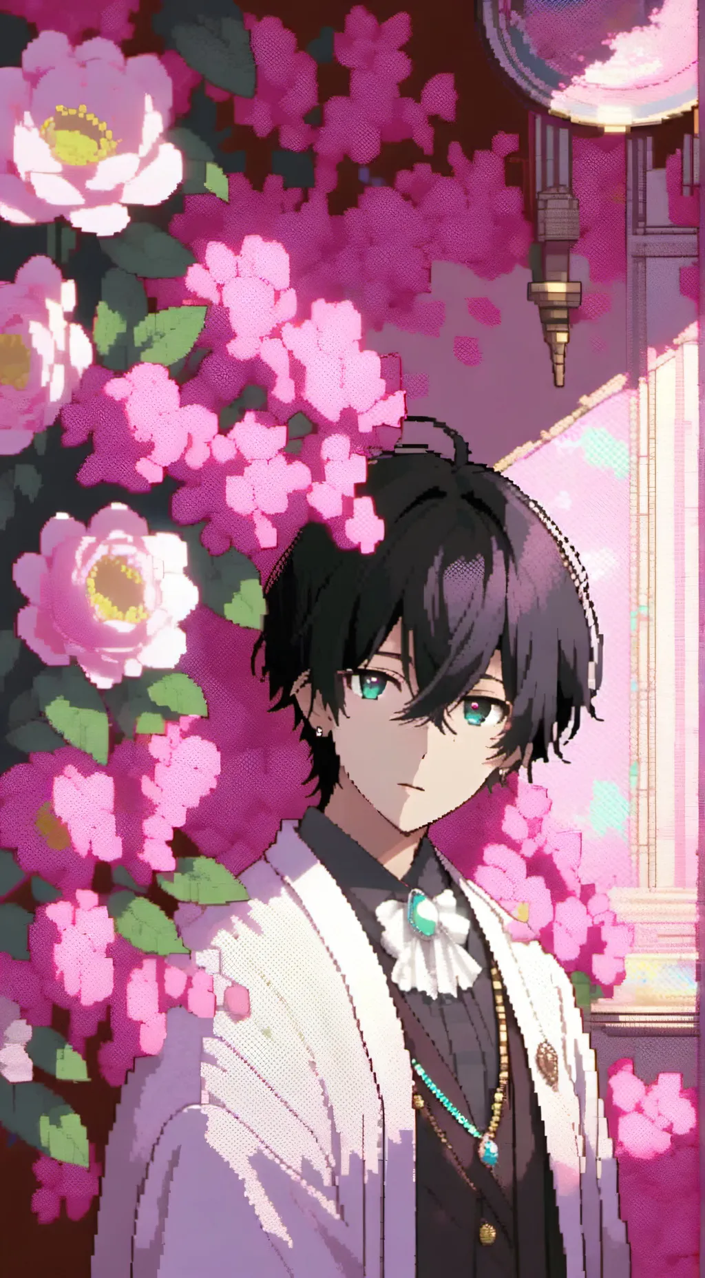 ai character: Dian😍😍😍💖 background