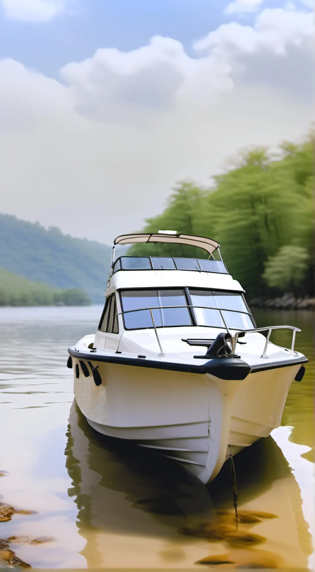 ai character: Boat background