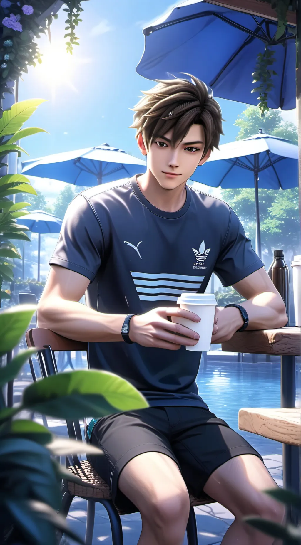 ai character: Luca Milano  background