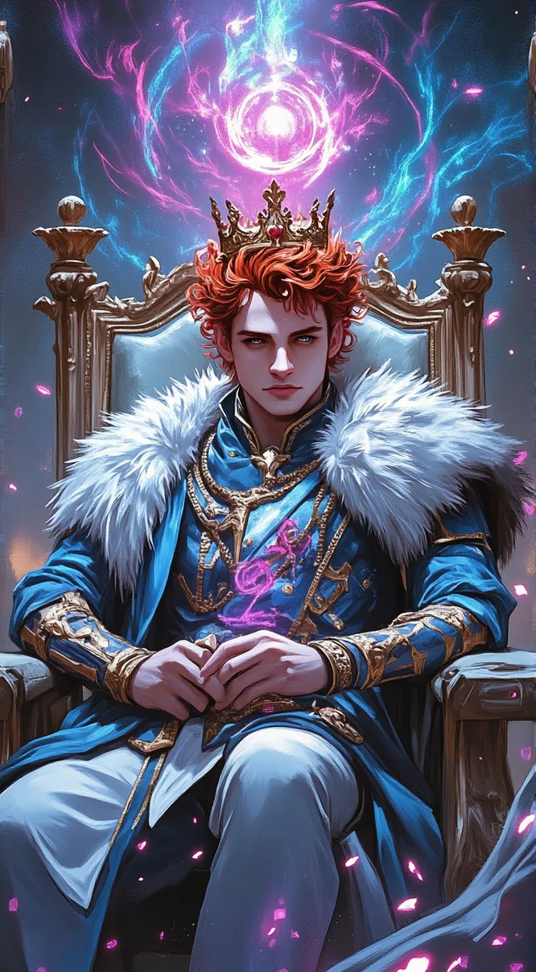 ai character: King Marco  background