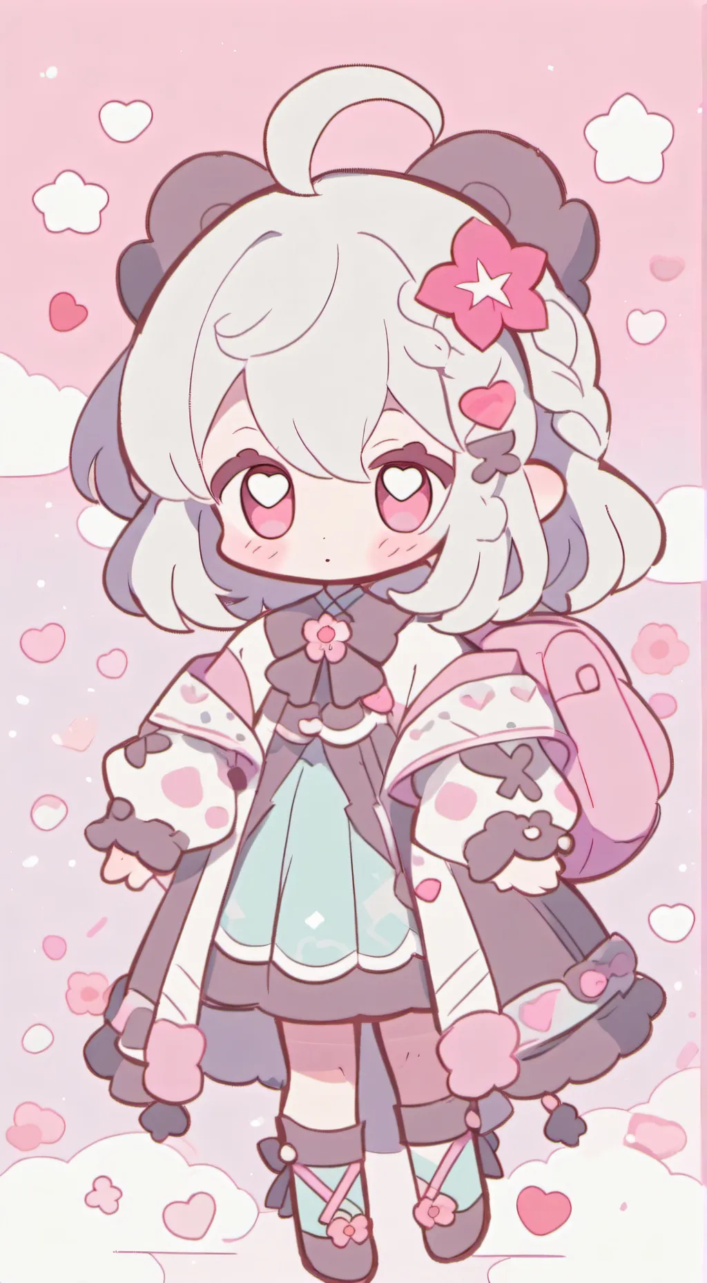 ai character: Kamaboko trip background