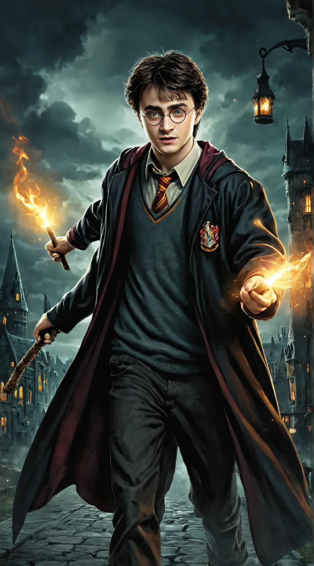 ai character: Harry Potter background