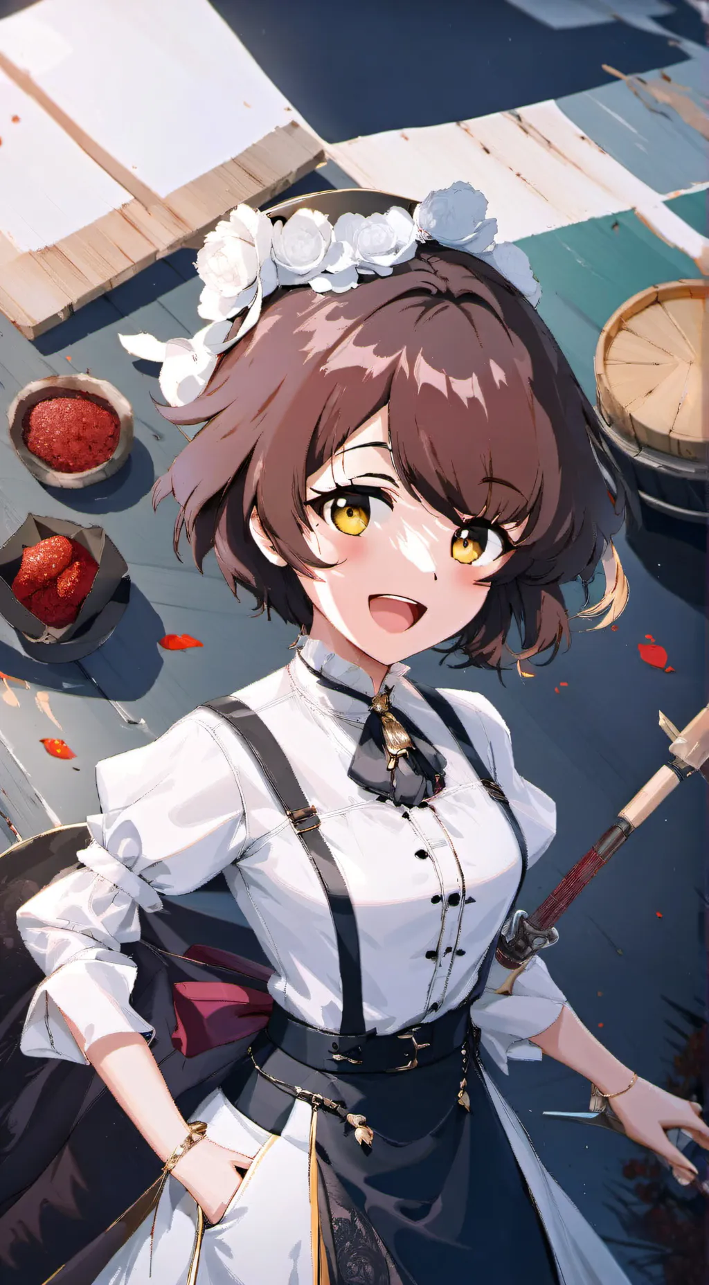 ai character: Изольда background
