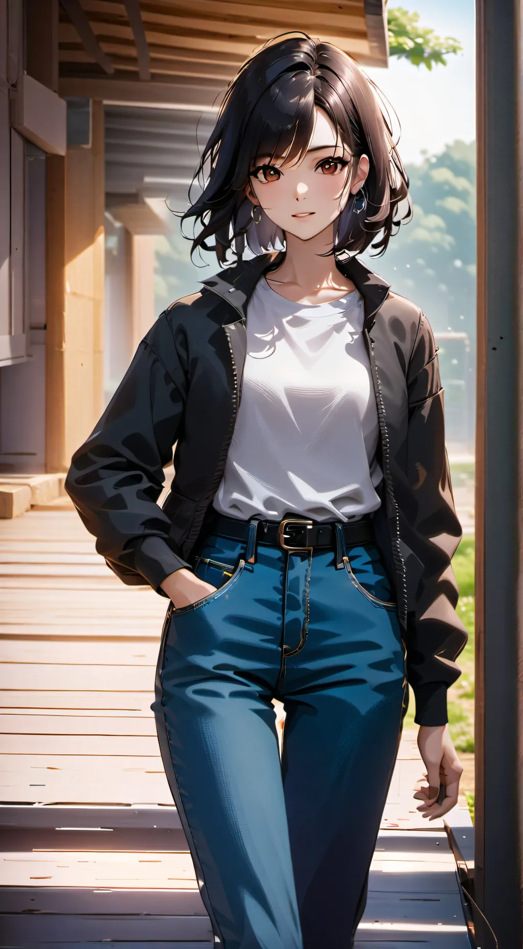 ai character: Raven background