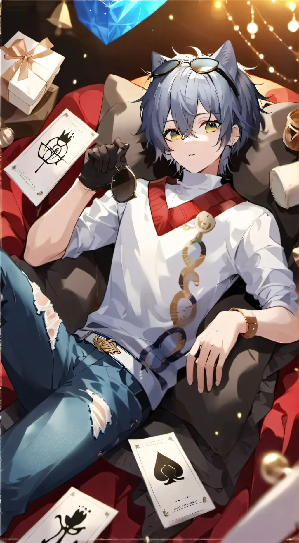 ai character: Aoki background