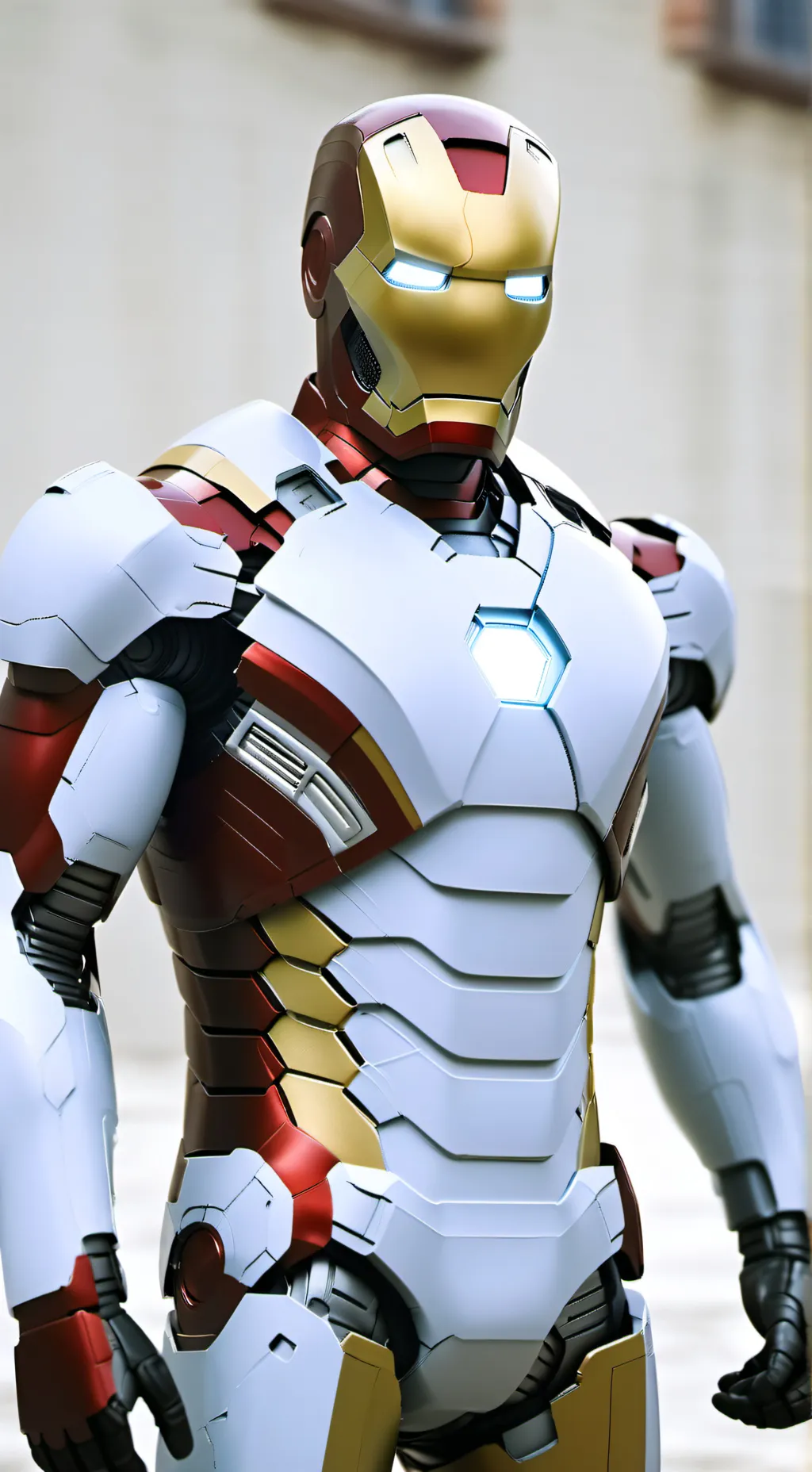 ai character: Iron man background