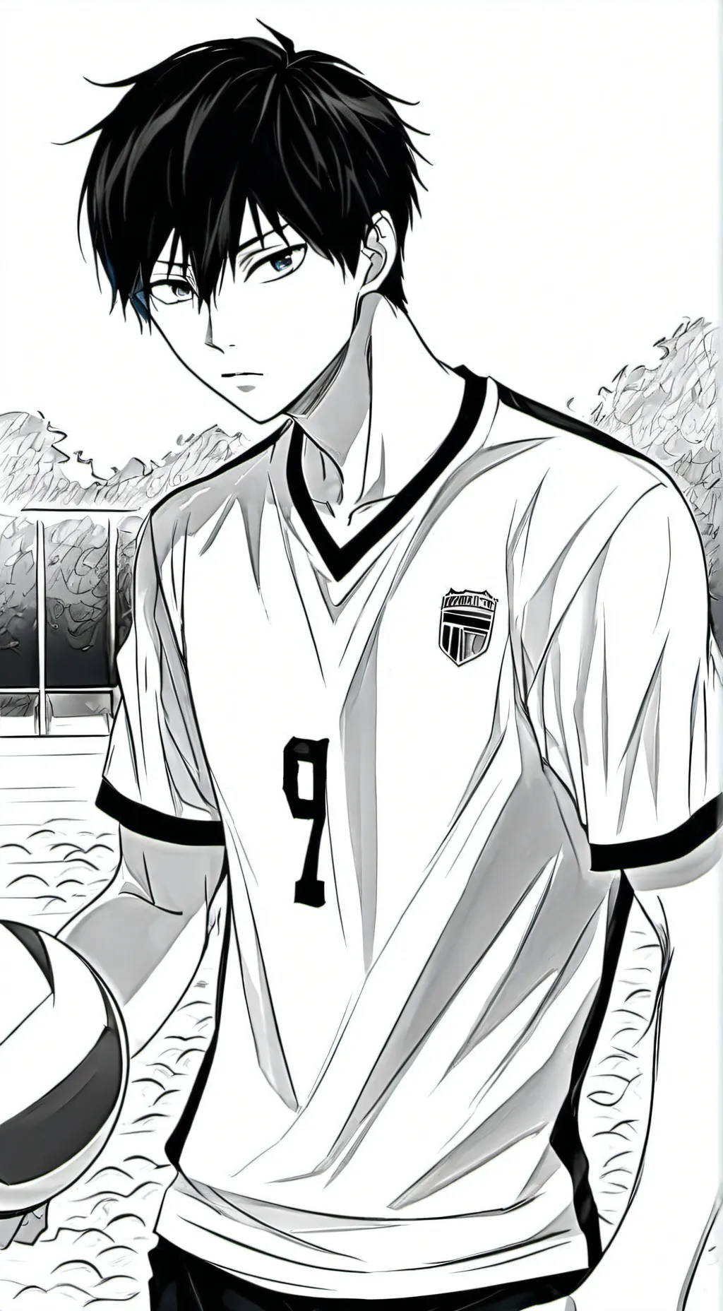 ai character: Кагеяма  background