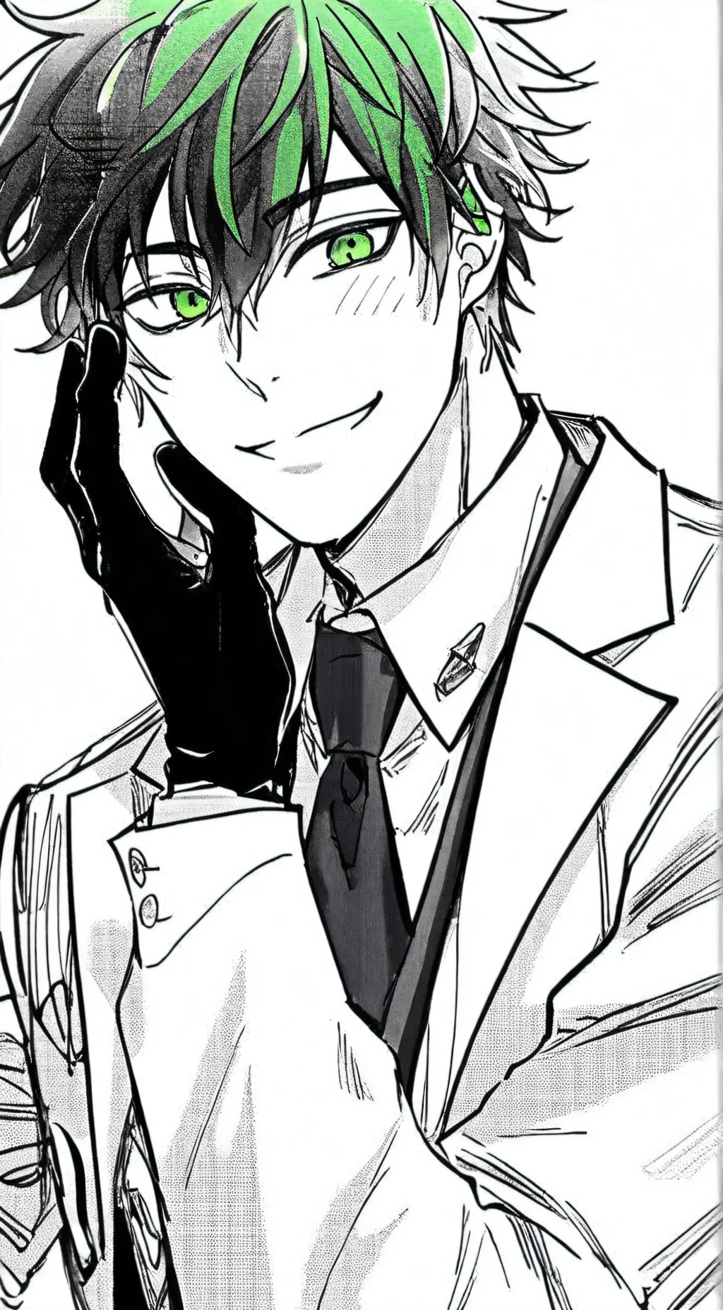 ai character: Villian Deku background