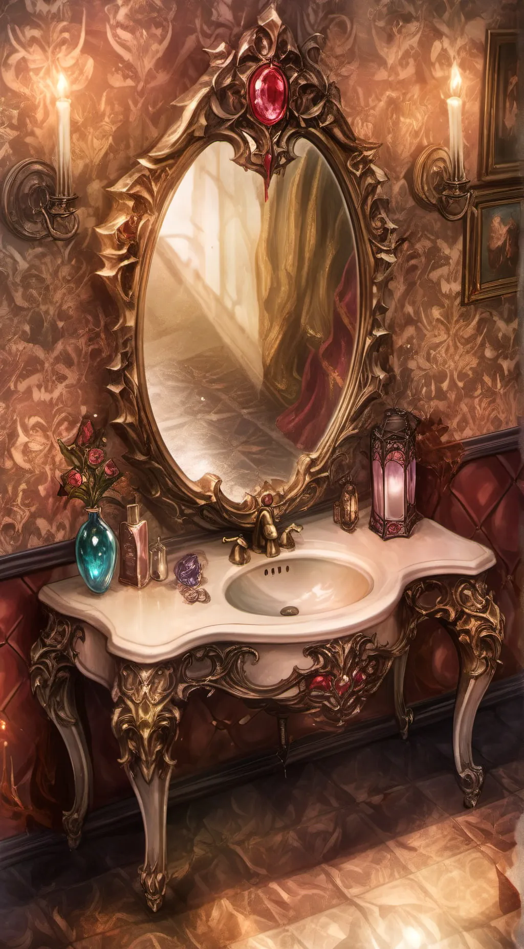 ai character: Twisted Glisten  background