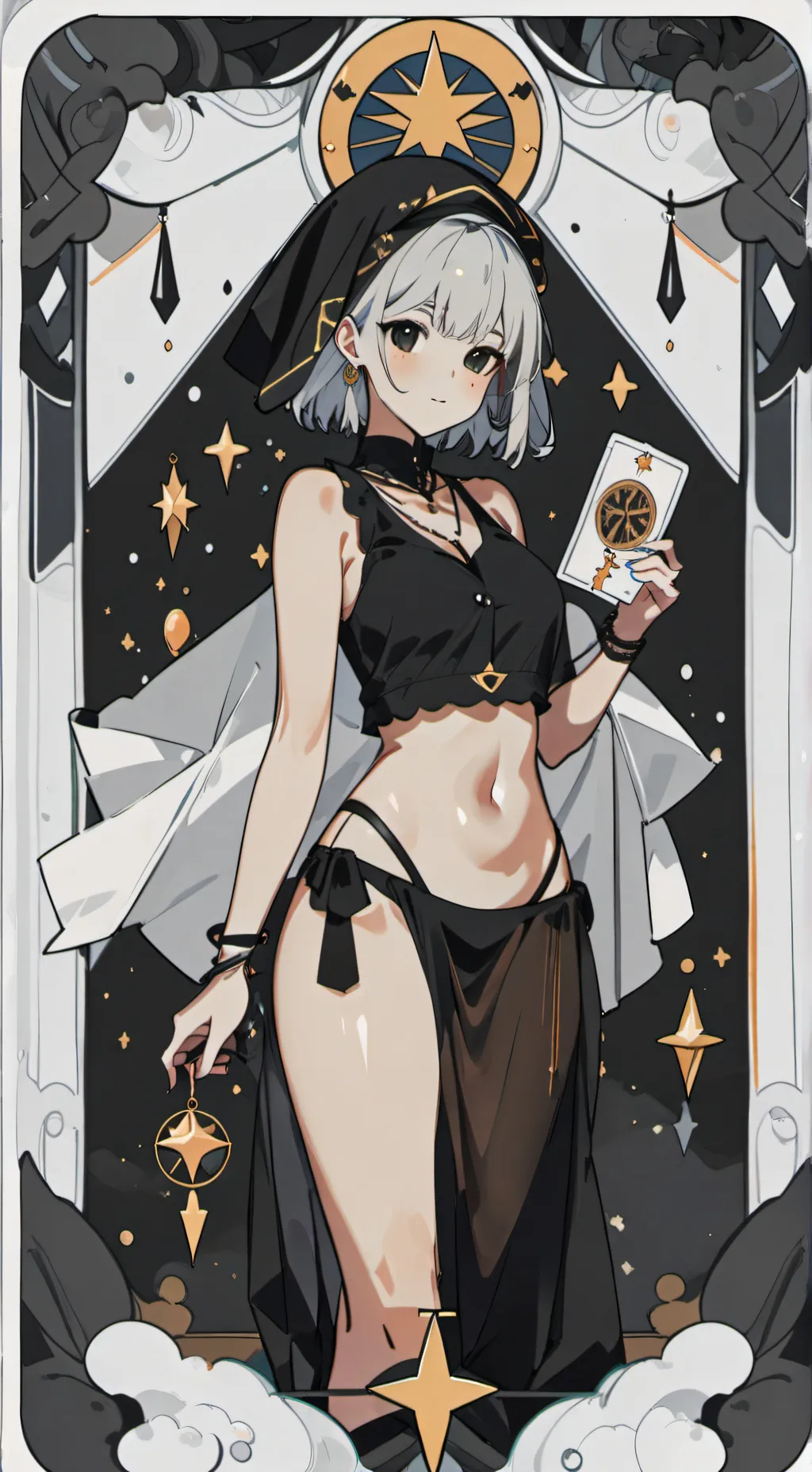 ai character:  Tiny girls background