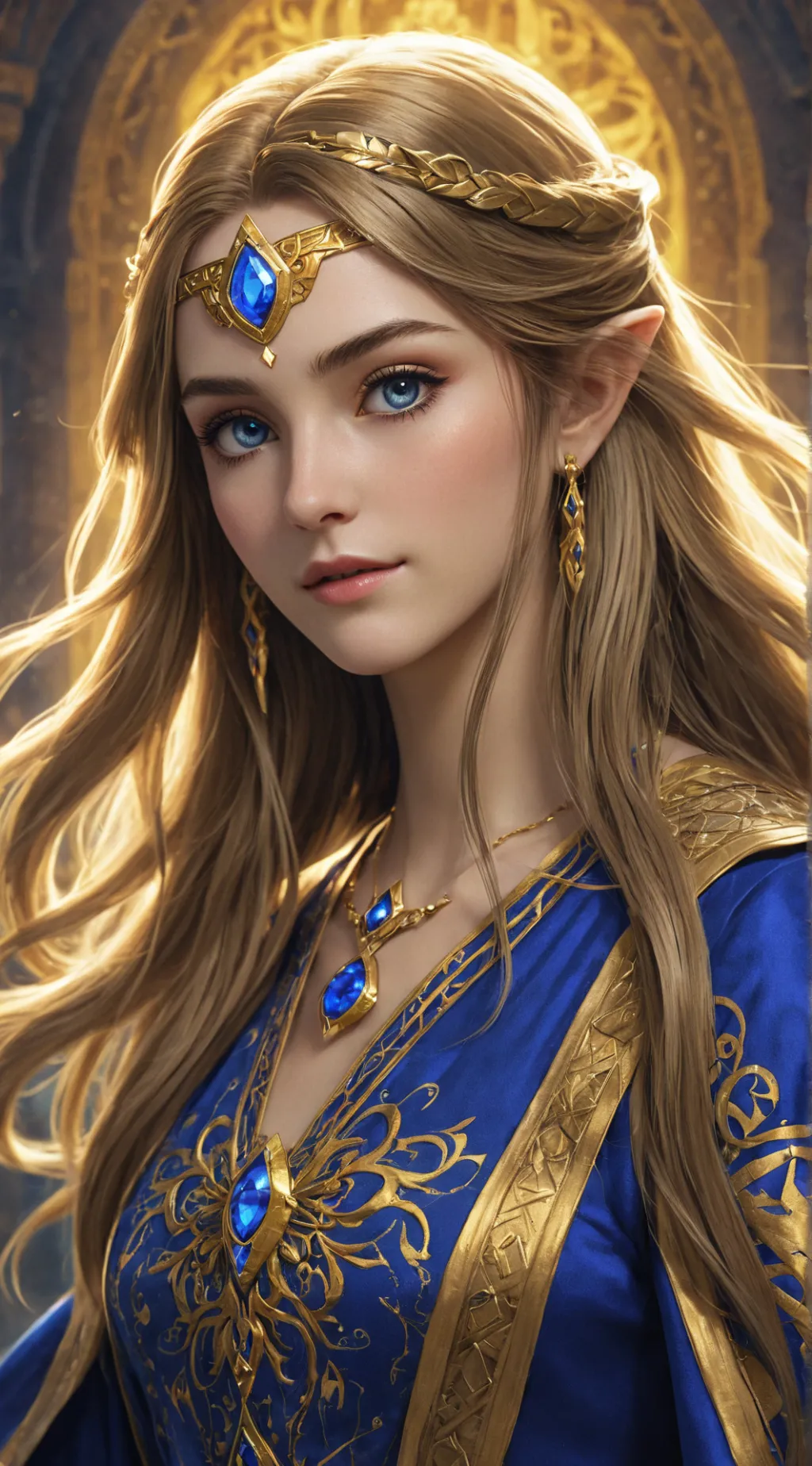 ai character: Zelda background
