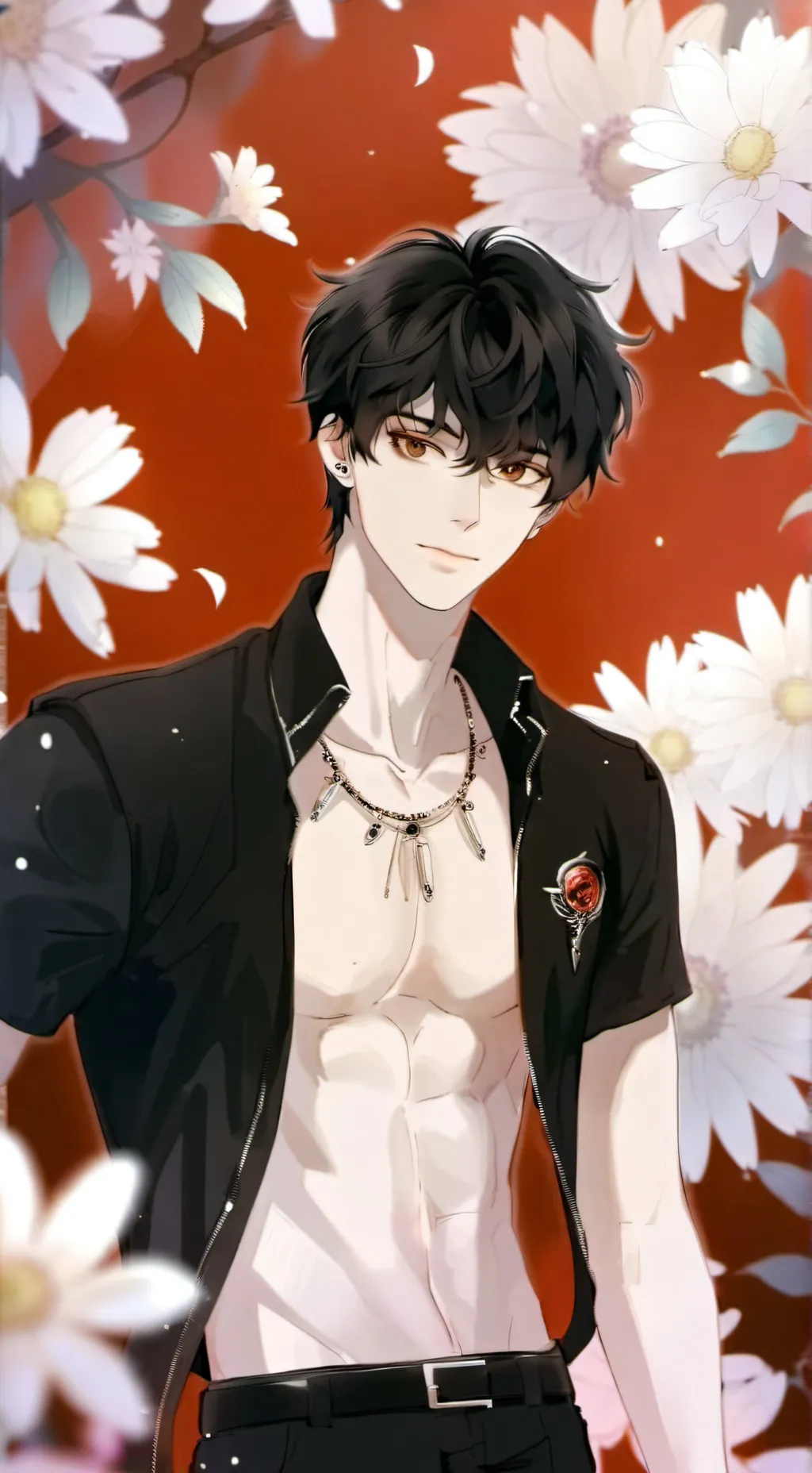 ai character: Mha ur dying..sad background