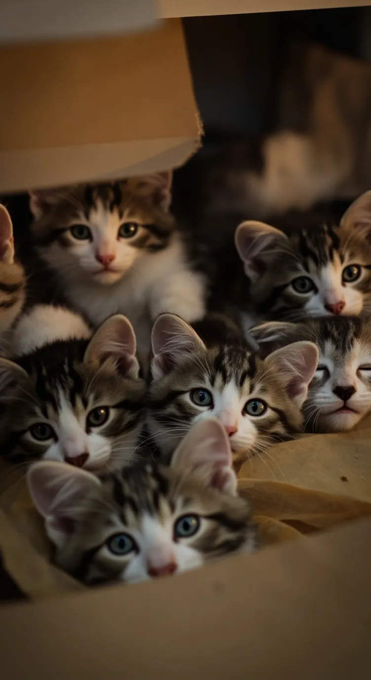 ai character: Kittens :3 background