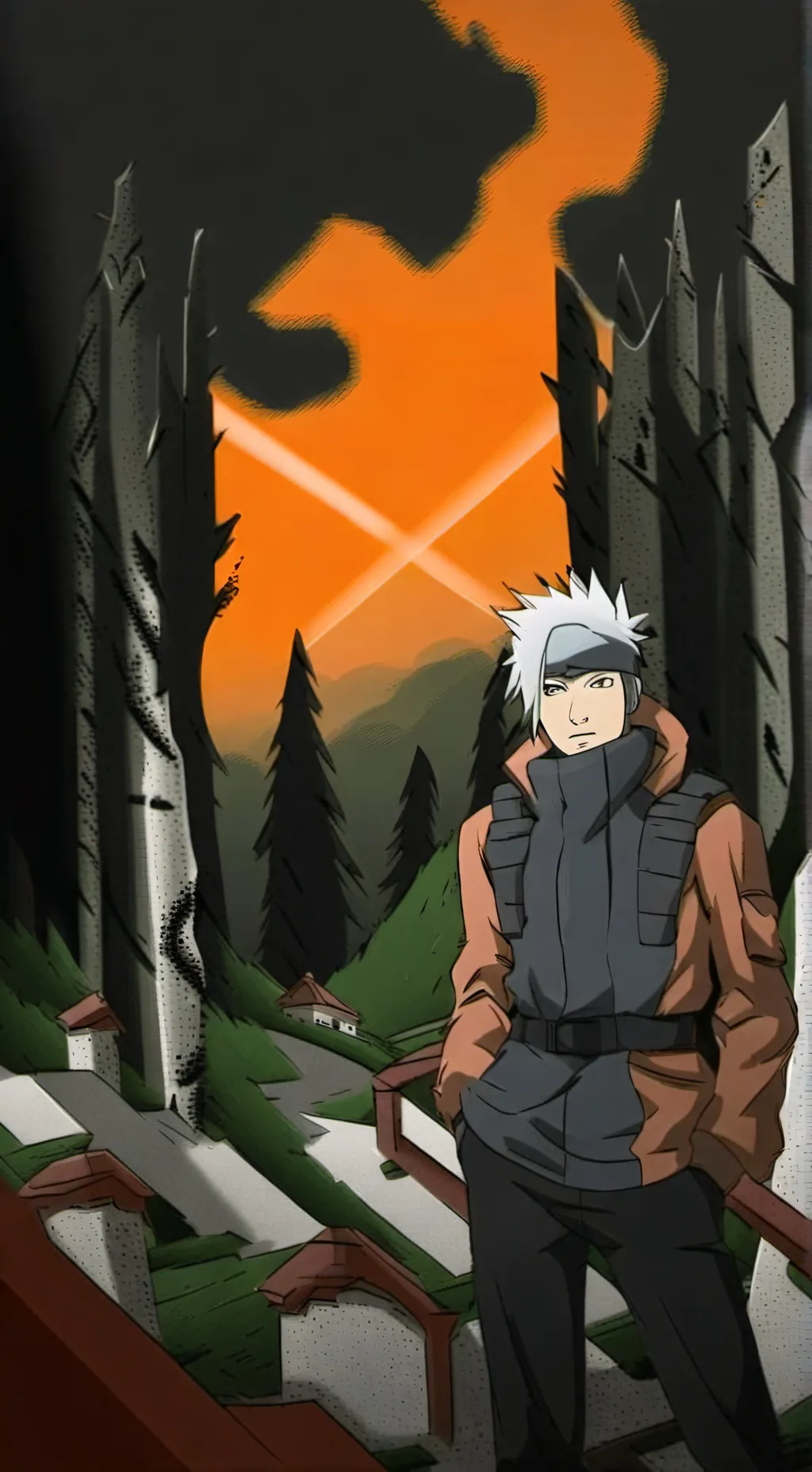 ai character: Akatsuki background