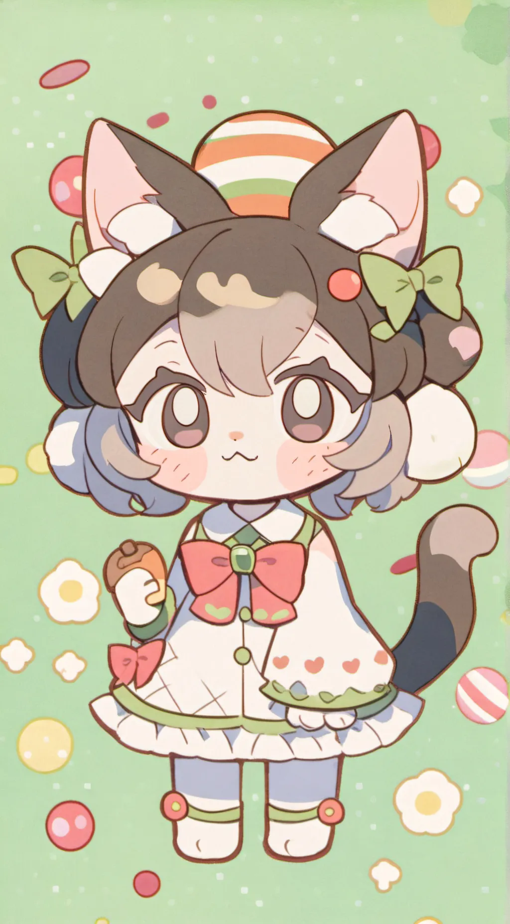 ai character: Kat background