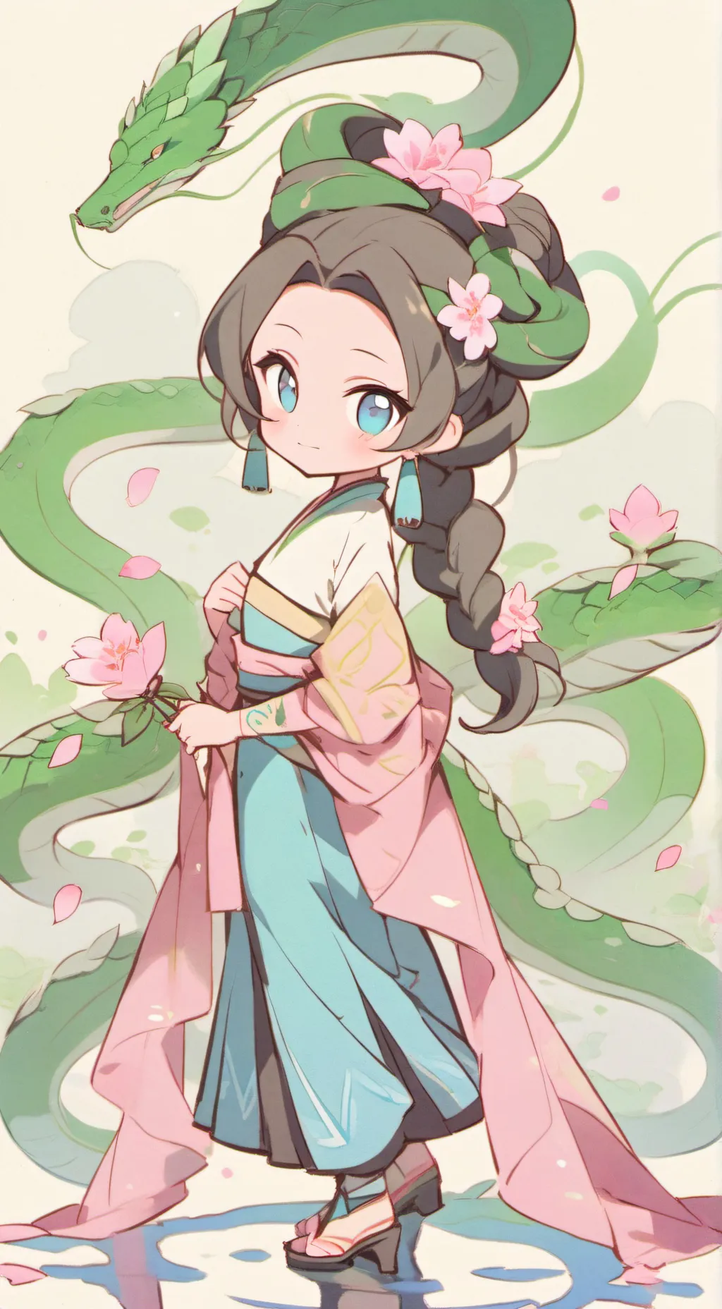 ai character: Dragona  background