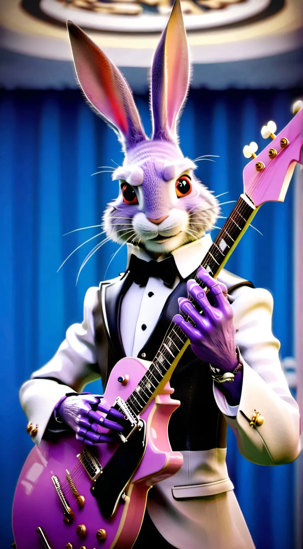 ai character: Bonnie the Bunny background