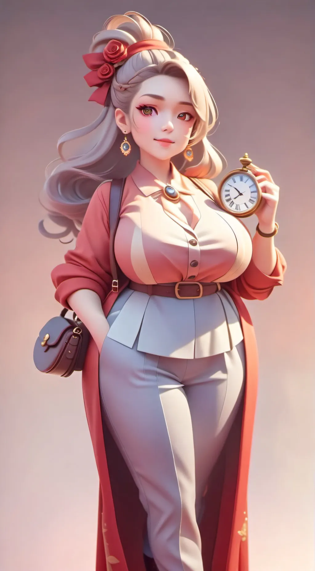ai character: Fat background