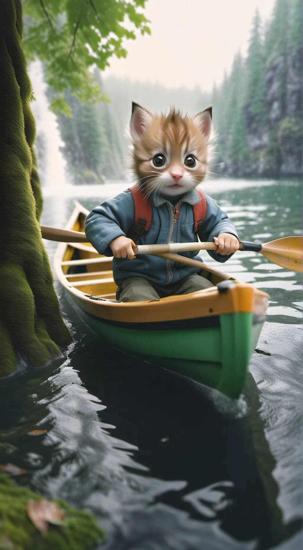 ai character: ugly ahh cat background