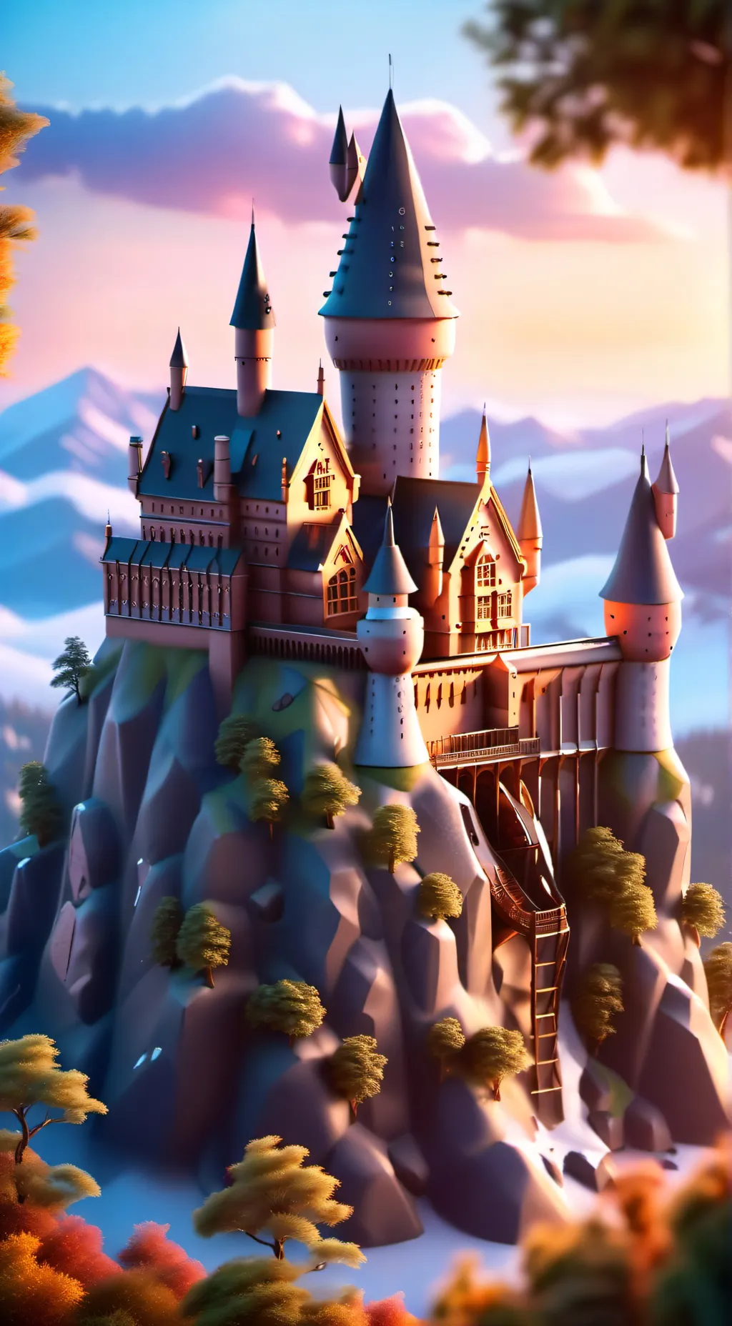ai character: Hogwats  background