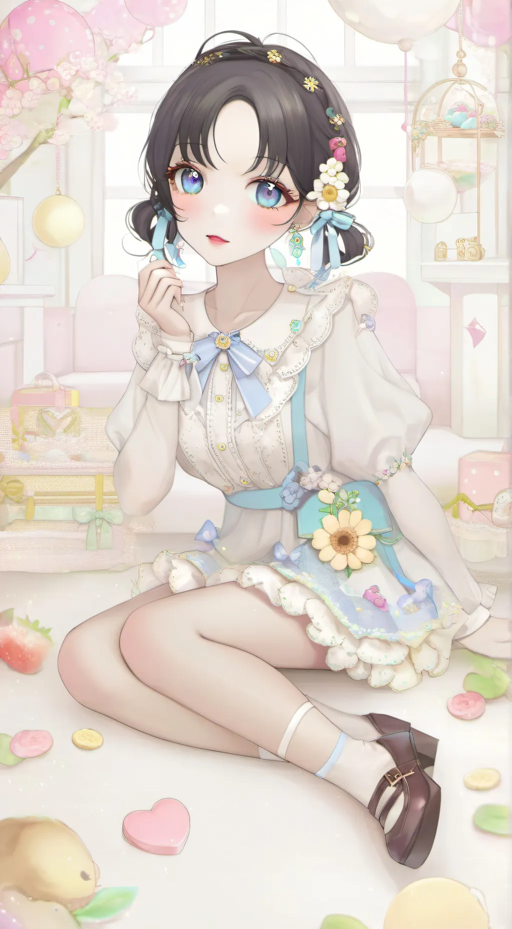 ai character: Kpop Academy  background